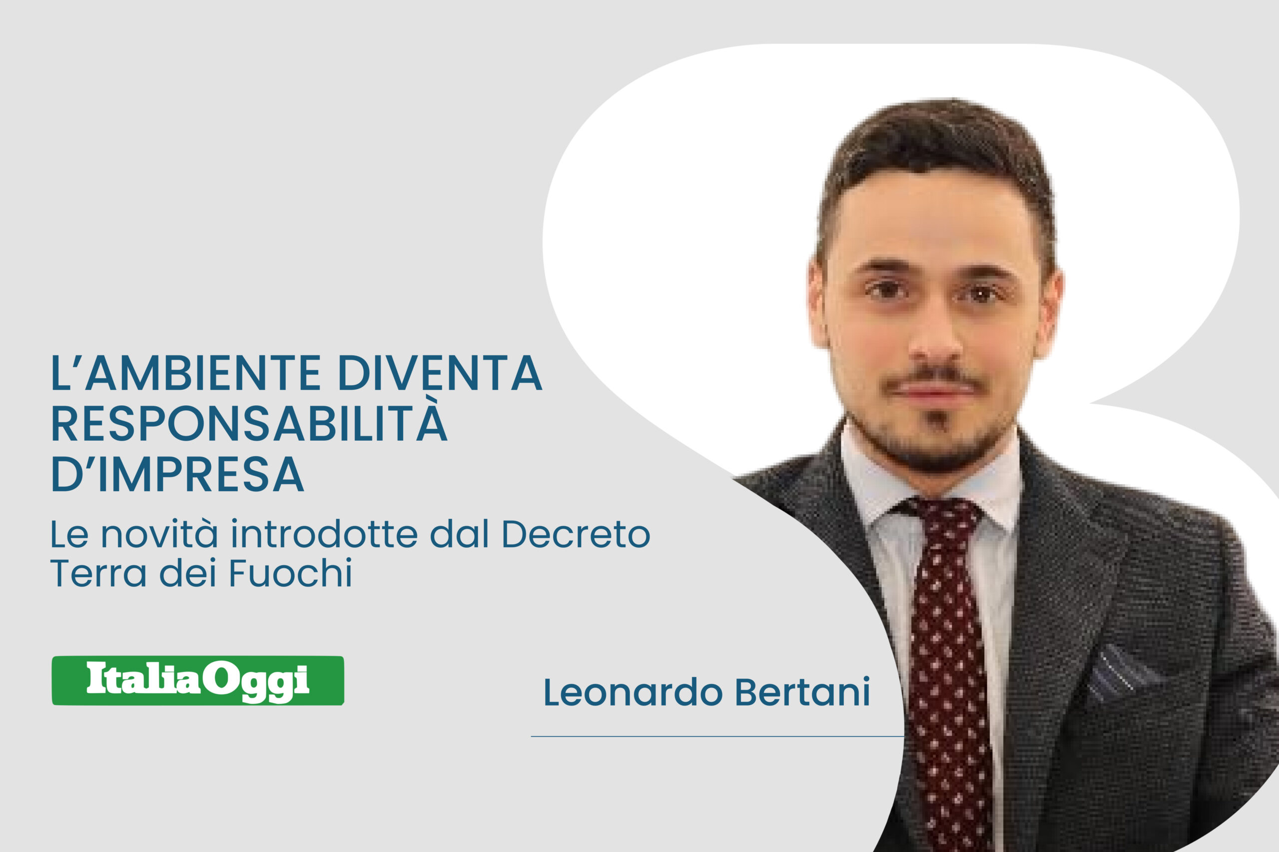 L'ambiente diventa responsabilità d'impresa
